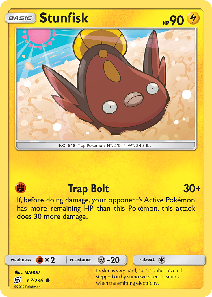 Stunfisk — illustrated card