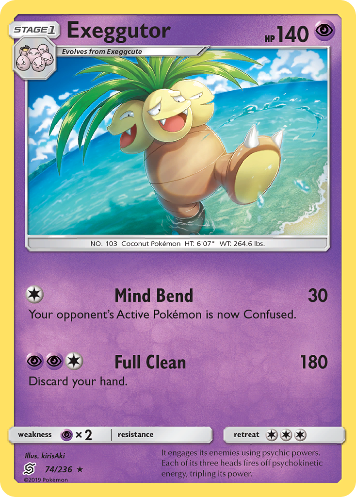 Exeggutor — illustrated card