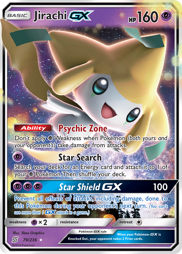 Jirachi-GX — illustrated card