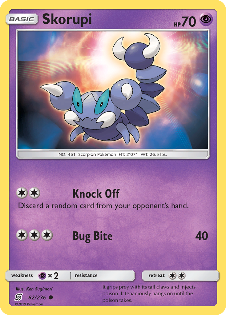 Skorupi — illustrated card