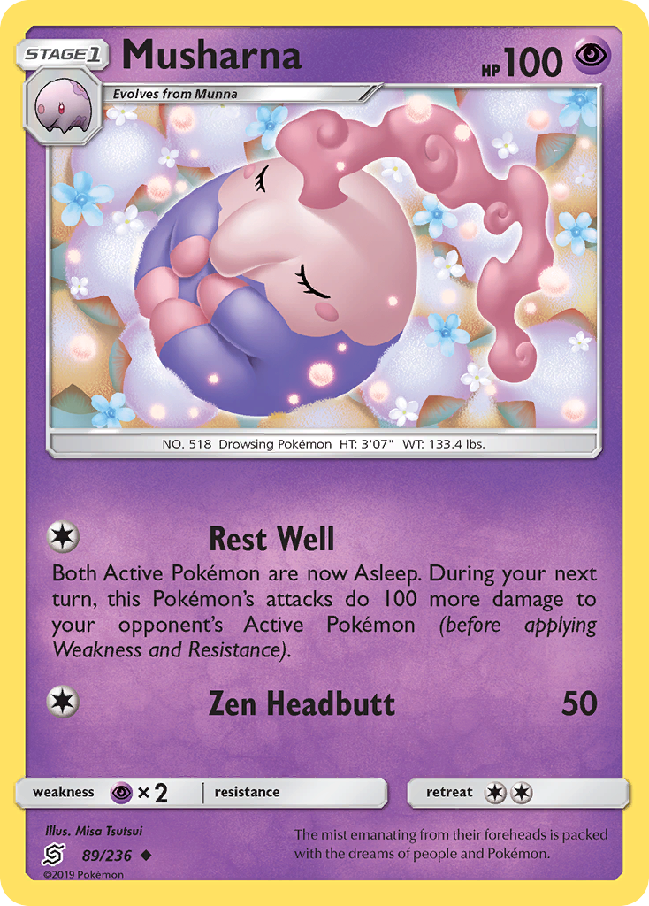 Musharna — illustrated card