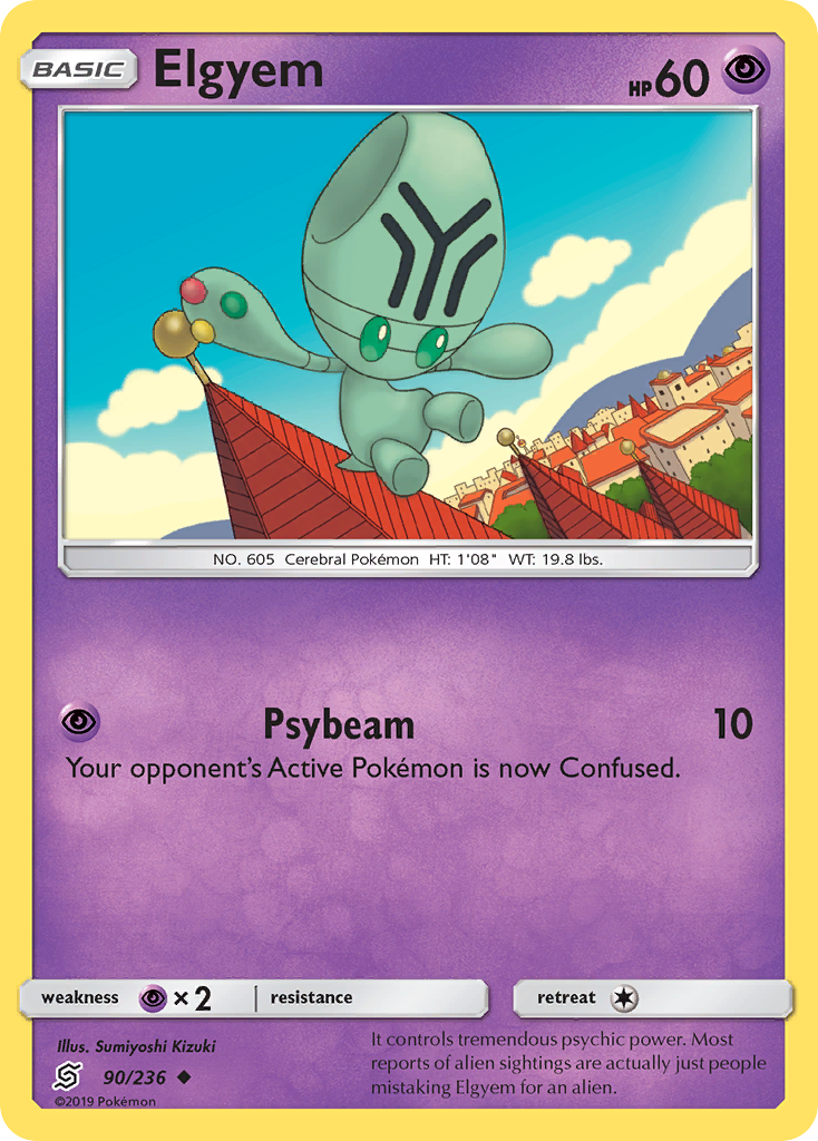 Elgyem — illustrated card