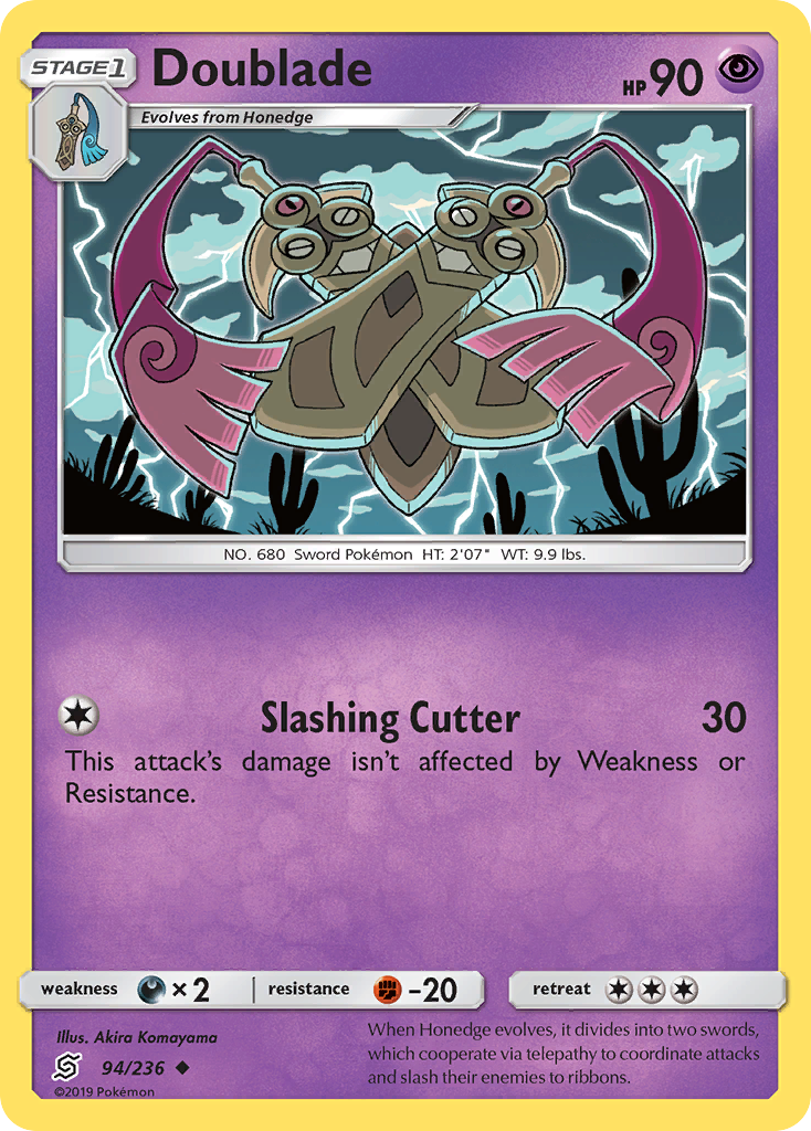 Doublade — illustrated card