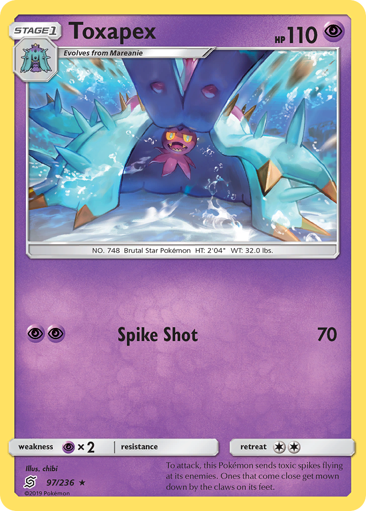 Toxapex — illustrated card