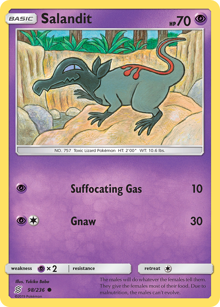 Salandit — illustrated card