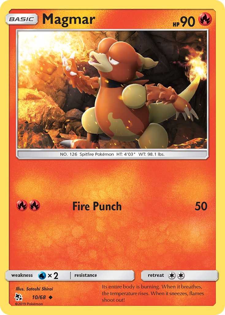 Magmar — illustrated card