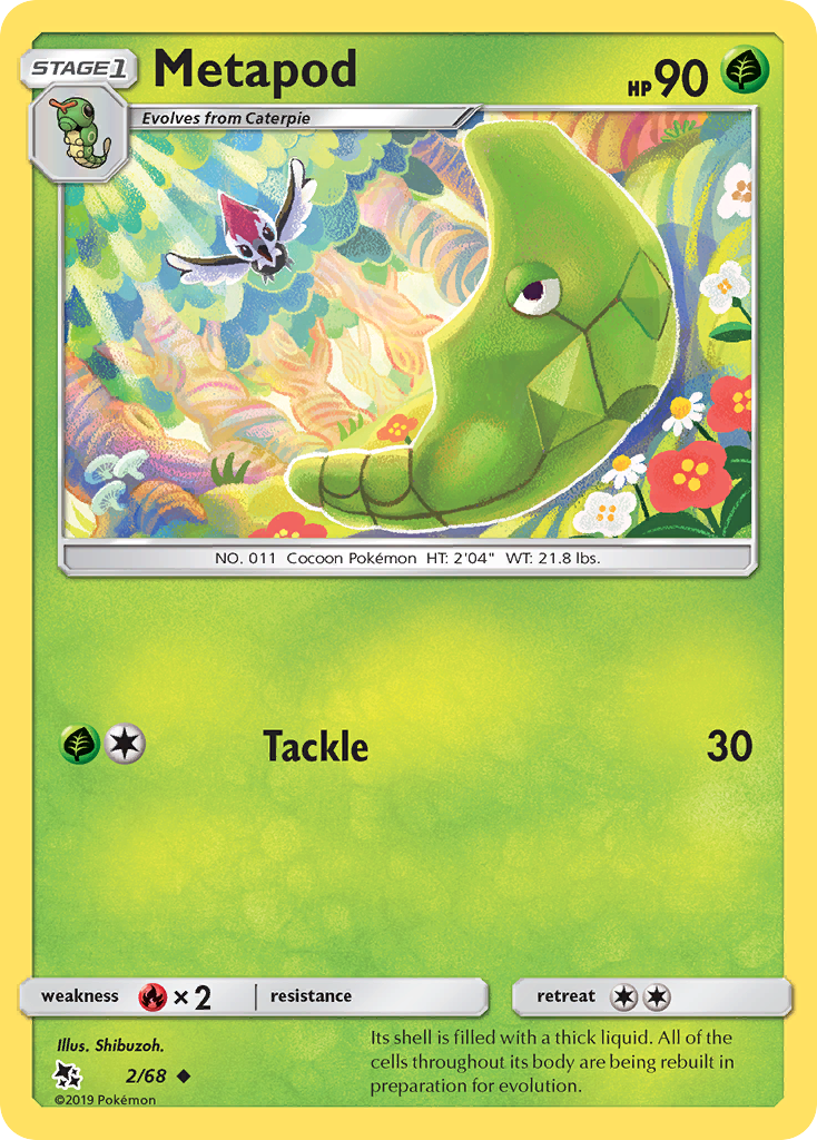 Metapod — illustrated card