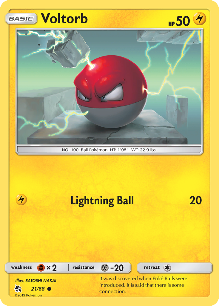 Voltorb — illustrated card
