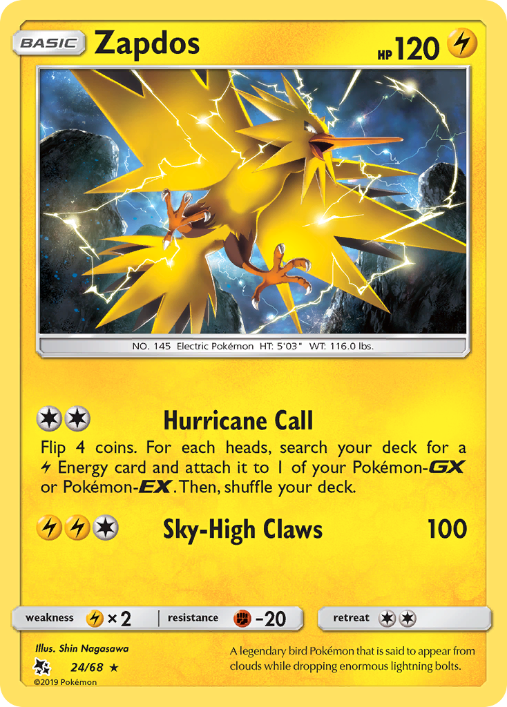 Zapdos — illustrated card