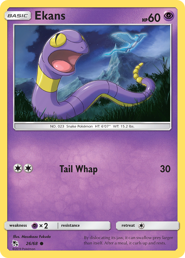 Ekans — illustrated card