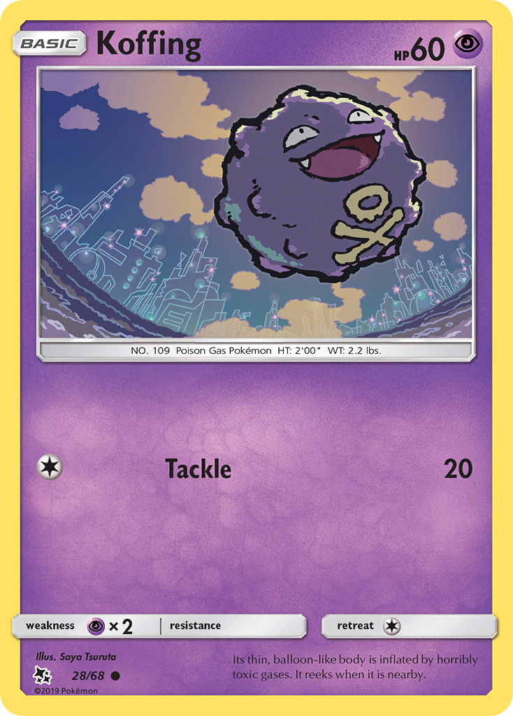 Koffing — illustrated card