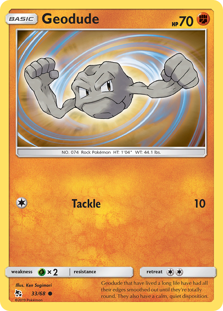 Geodude — illustrated card
