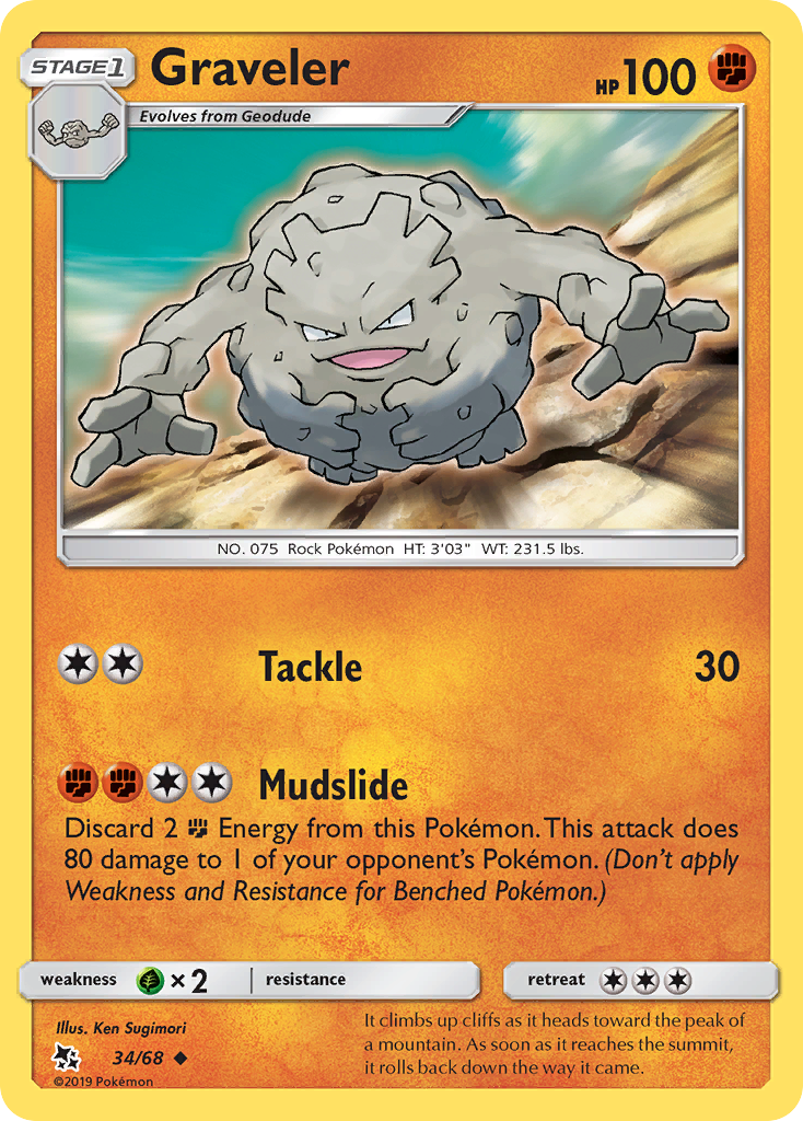Graveler — illustrated card