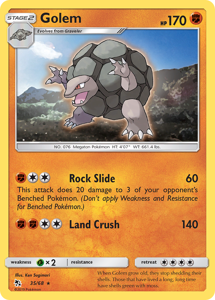 Golem — illustrated card