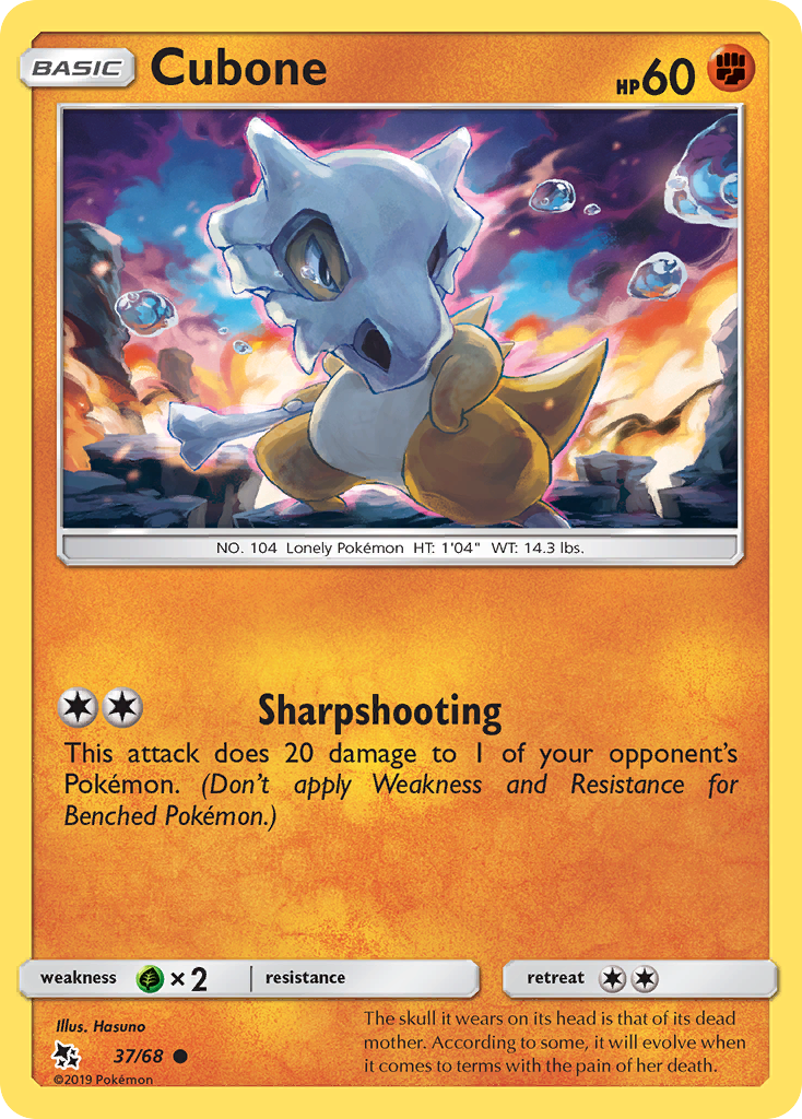 Cubone — illustrated card