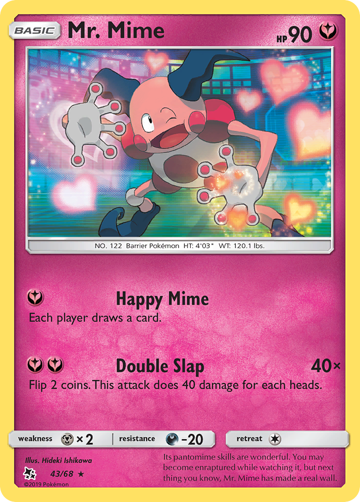 Mr. Mime — illustrated card