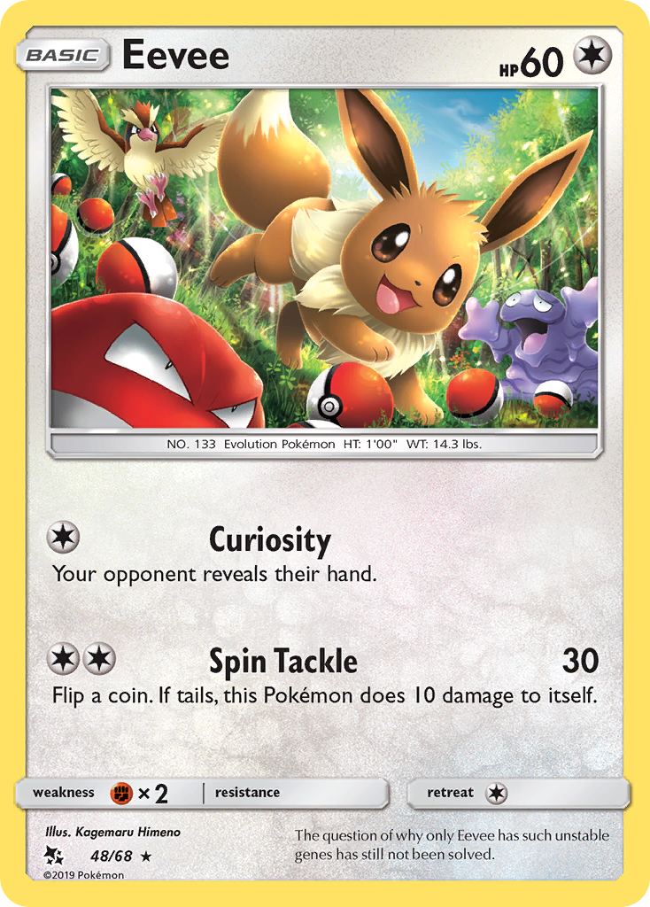 Eevee — illustrated card