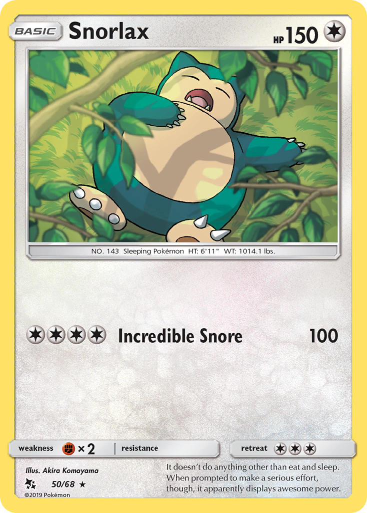 Snorlax — illustrated card