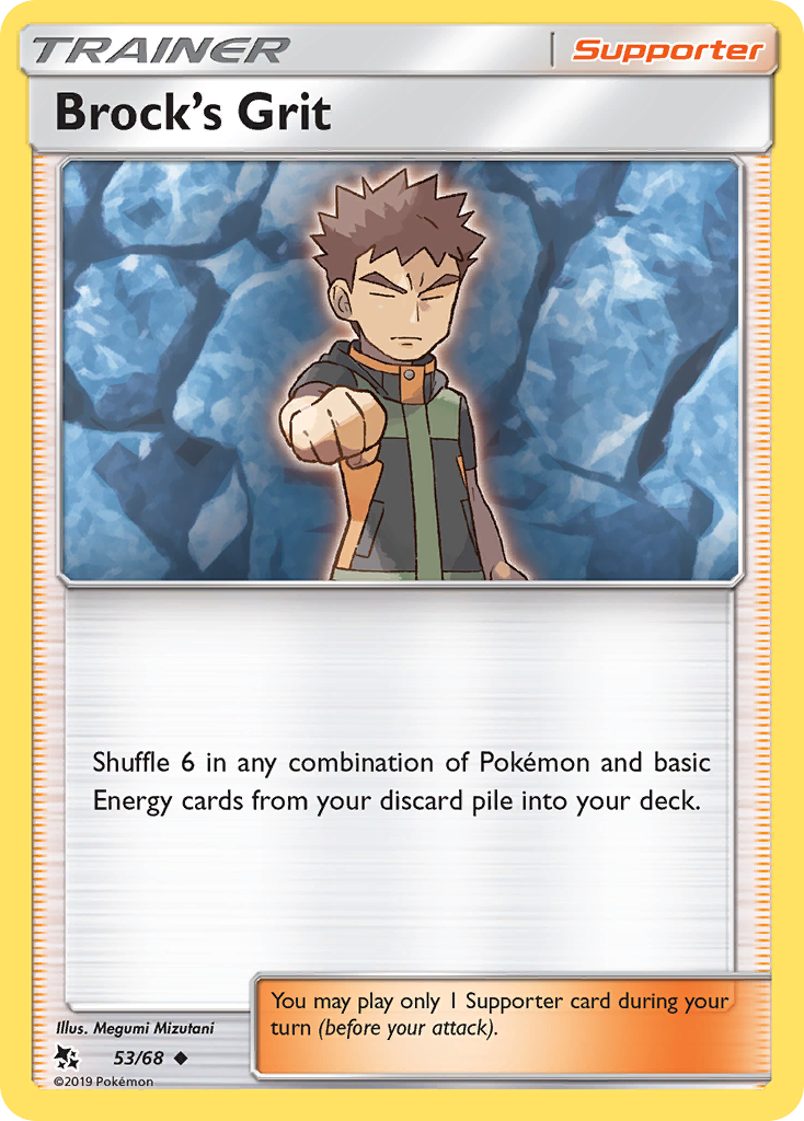Brock's Grit — illustrated card
