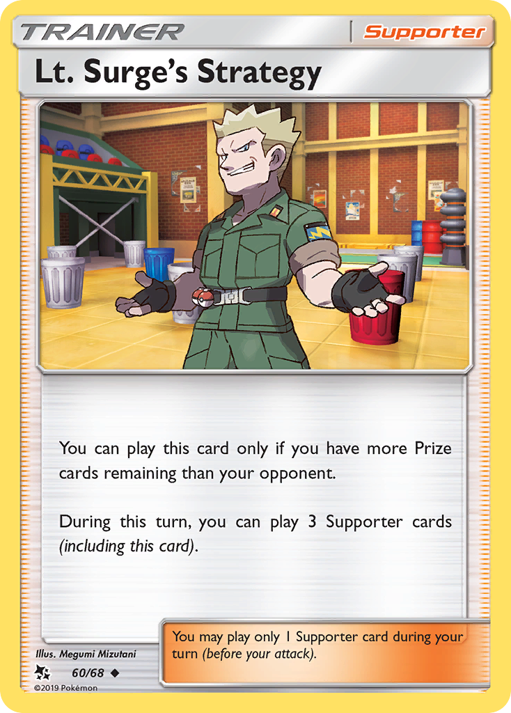 Lt. Surge's Strategy — illustrated card