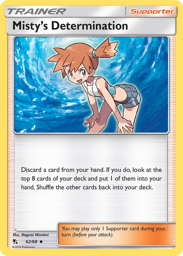 Misty's Determination — illustrated card