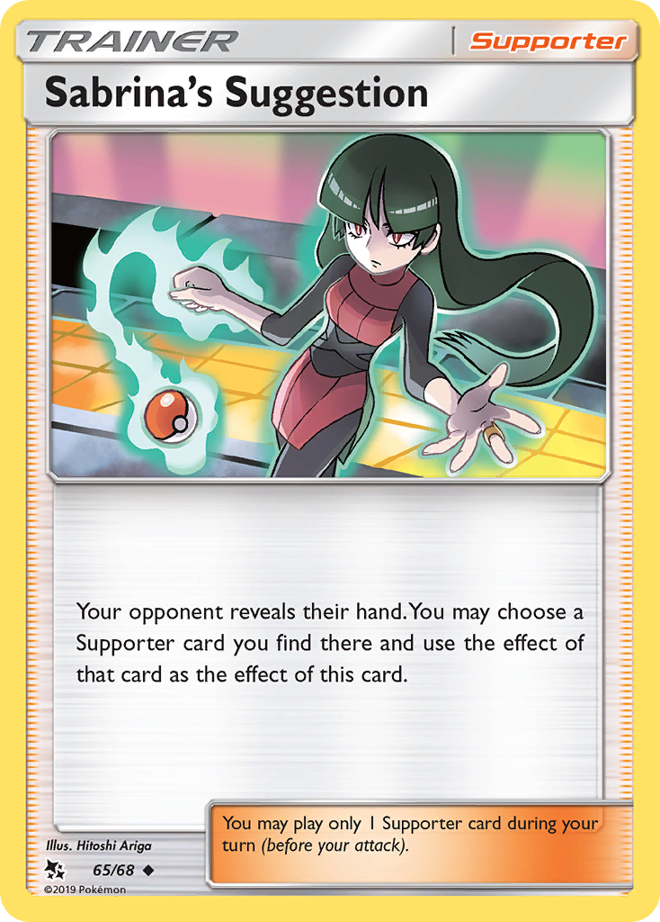 Sabrina's Suggestion — illustrated card