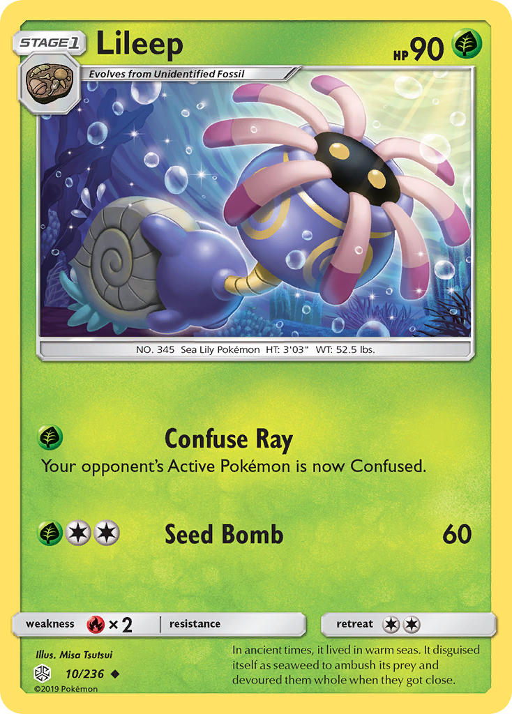 Lileep — illustrated card