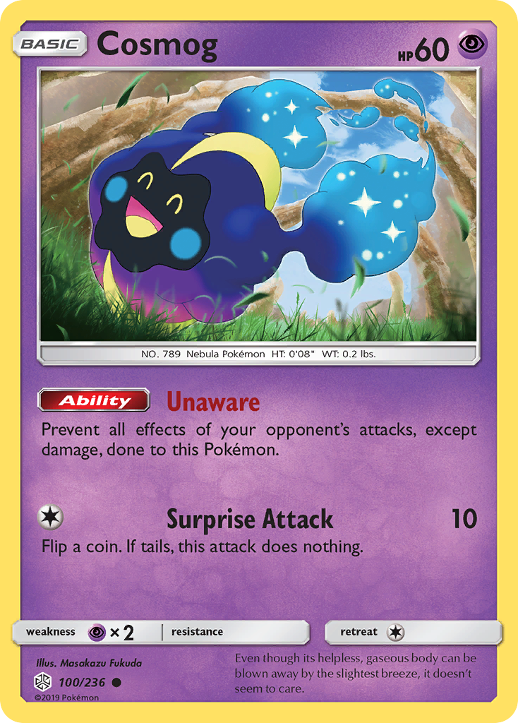 Cosmog — illustrated card