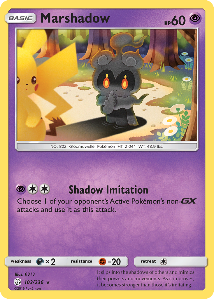 Marshadow — illustrated card