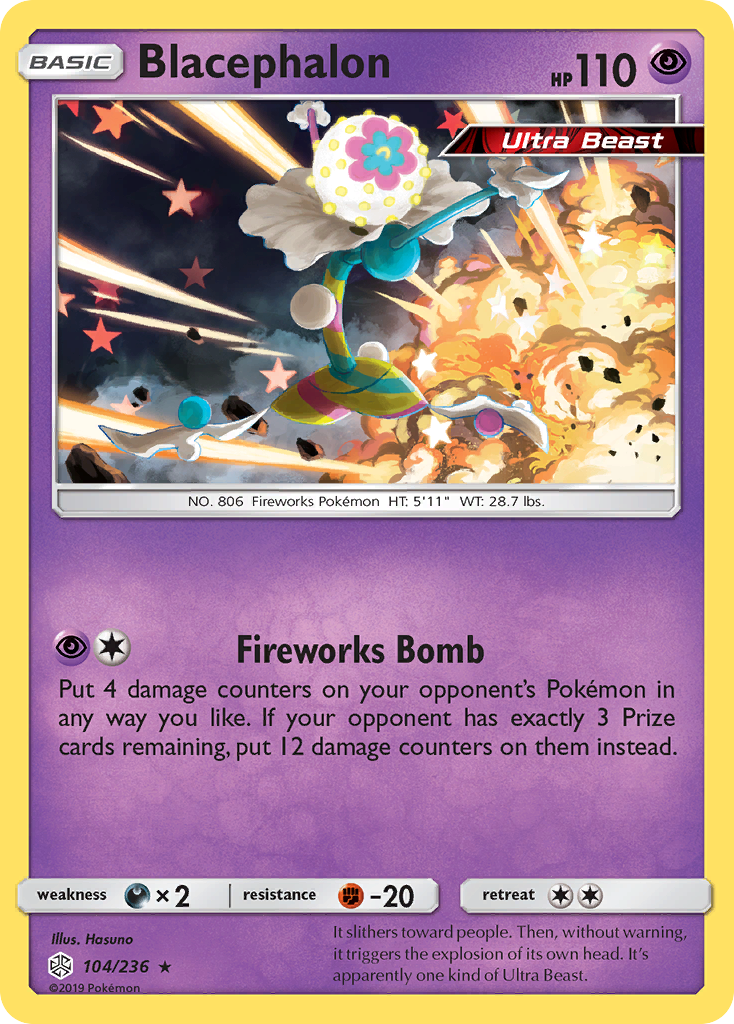 Blacephalon — illustrated card