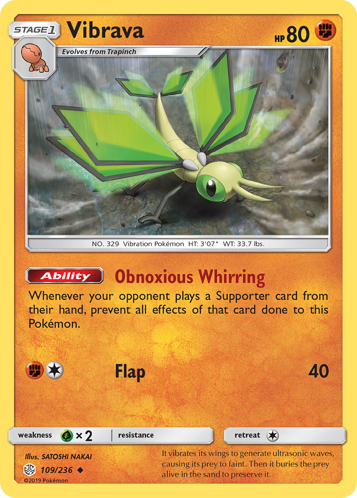 Vibrava — illustrated card