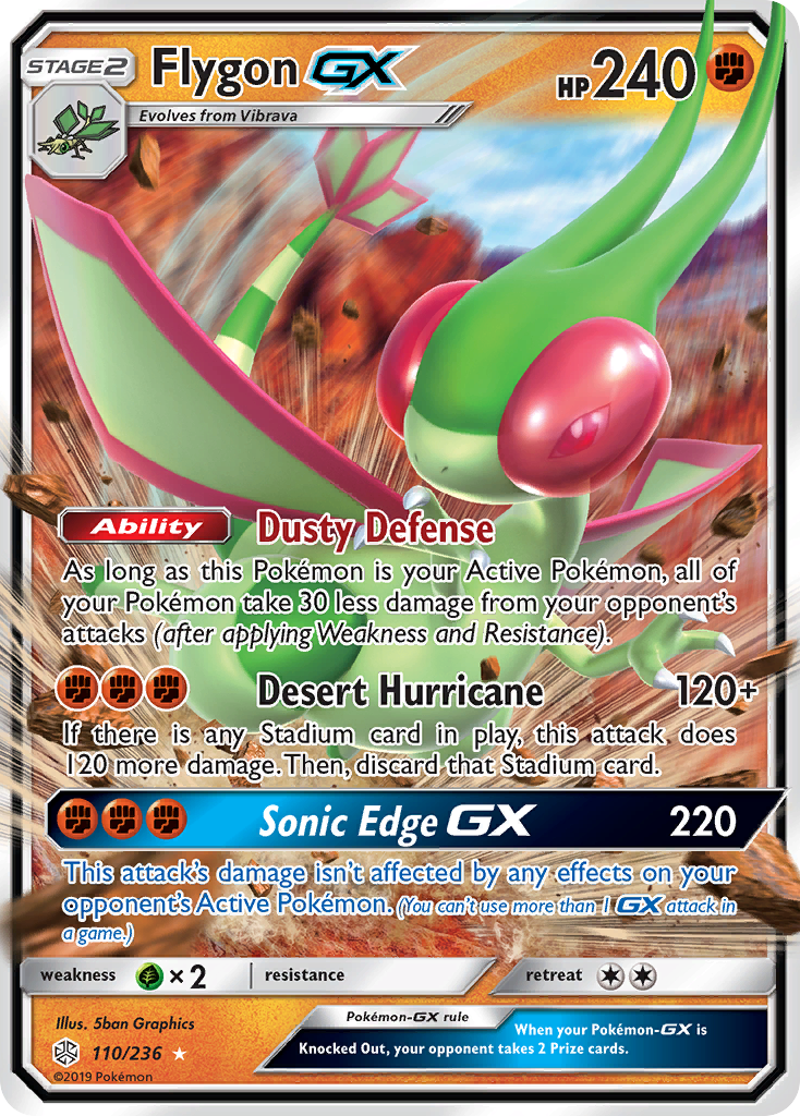 Flygon-GX — illustrated card