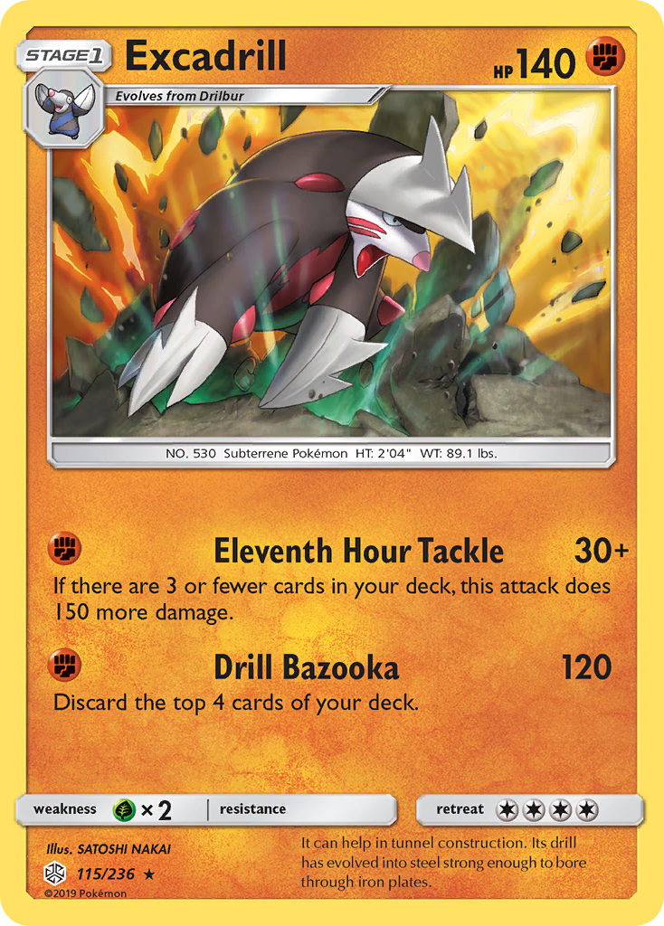 Excadrill — illustrated card
