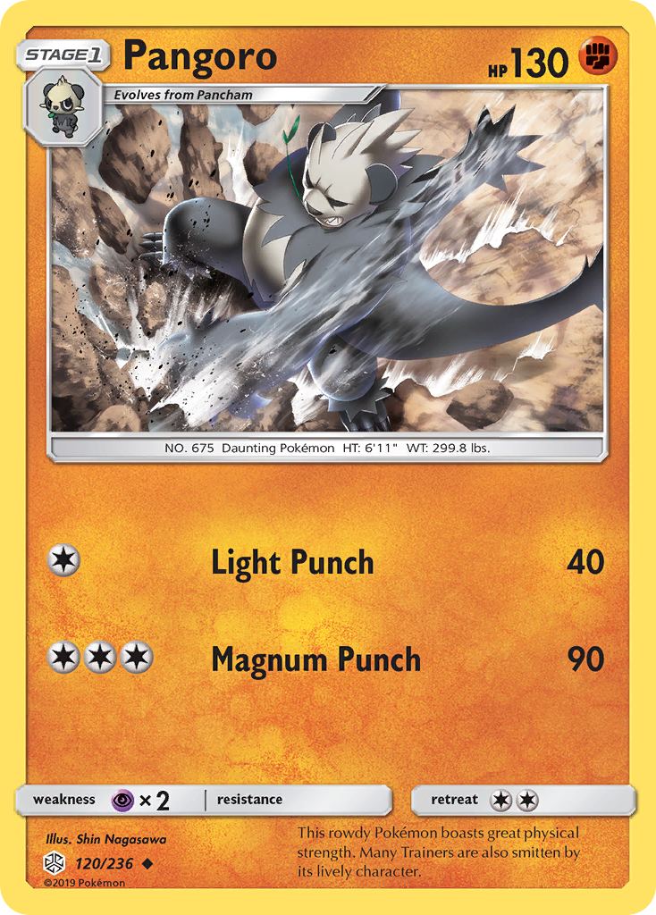 Pangoro — illustrated card