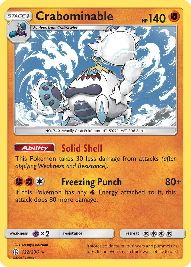 Crabominable — illustrated card