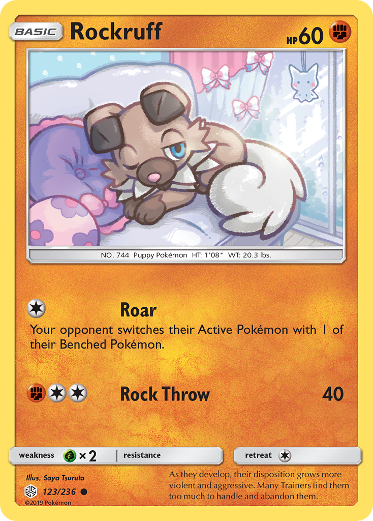 Rockruff — illustrated card