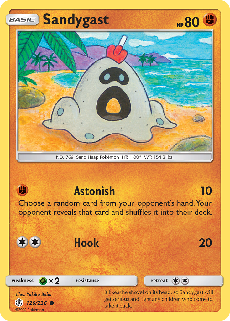 Sandygast — illustrated card