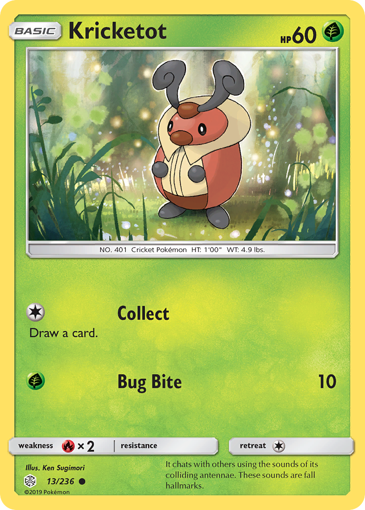 Kricketot — illustrated card