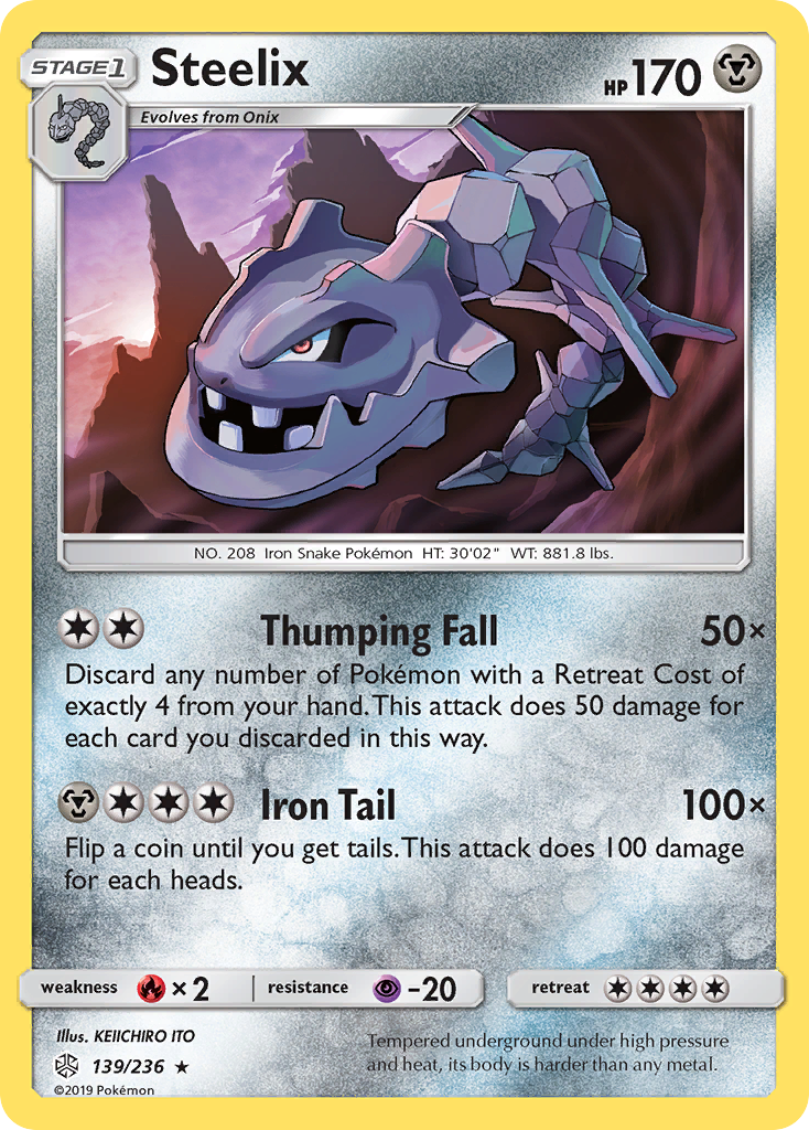 Steelix — illustrated card