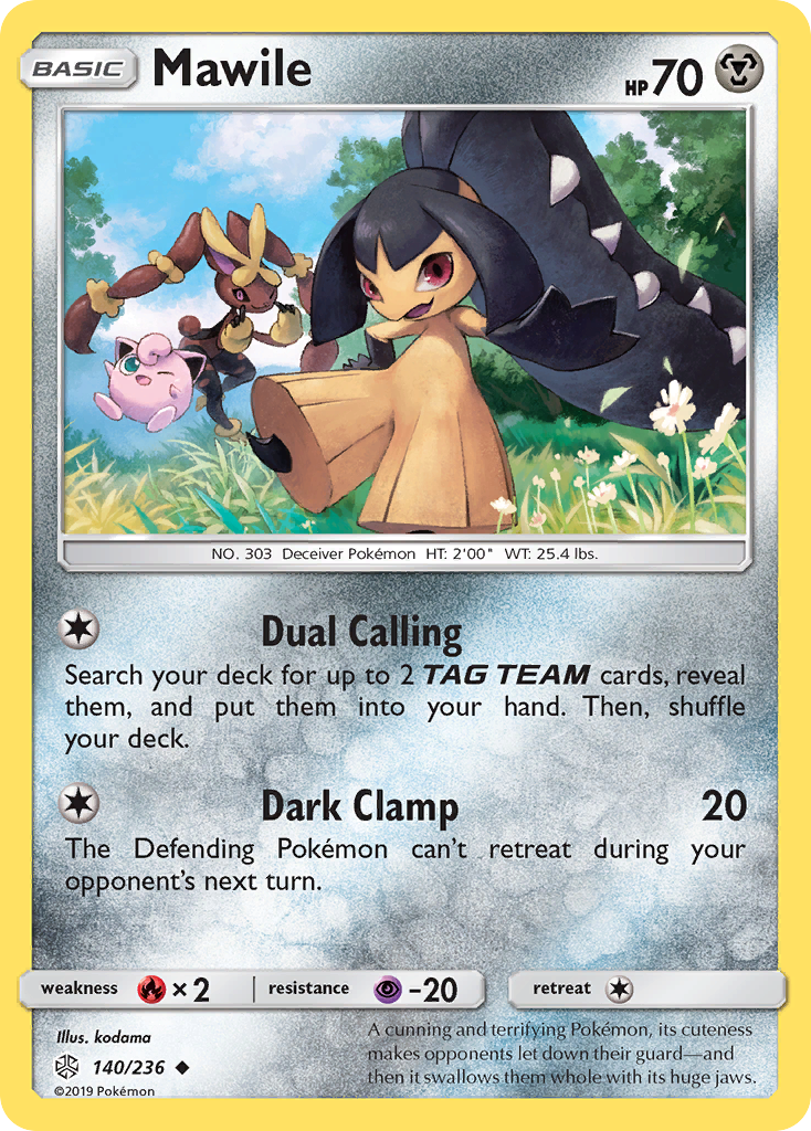 Mawile — illustrated card