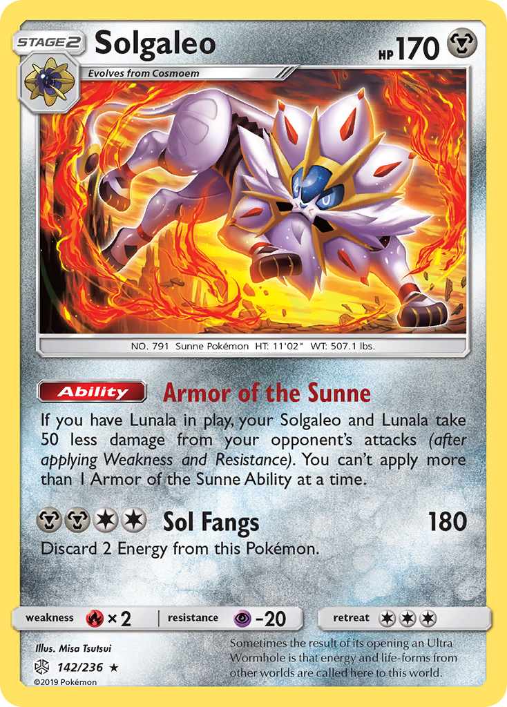 Solgaleo — illustrated card