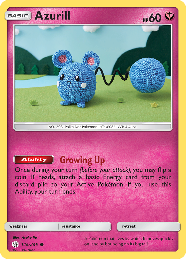Azurill — illustrated card