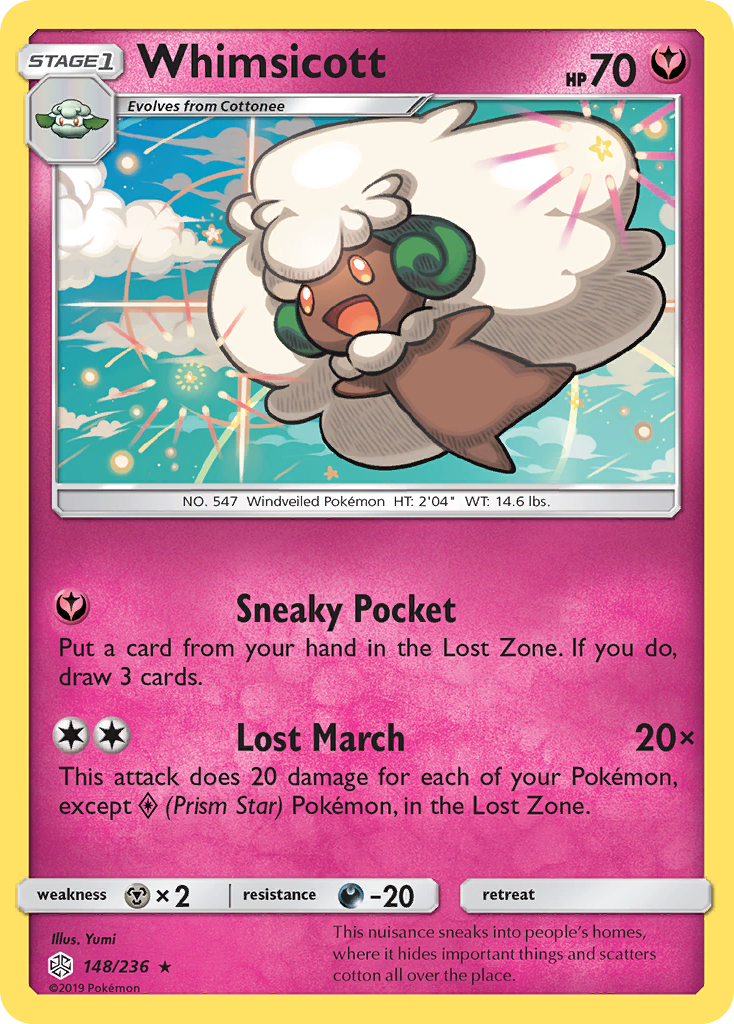 Whimsicott — illustrated card
