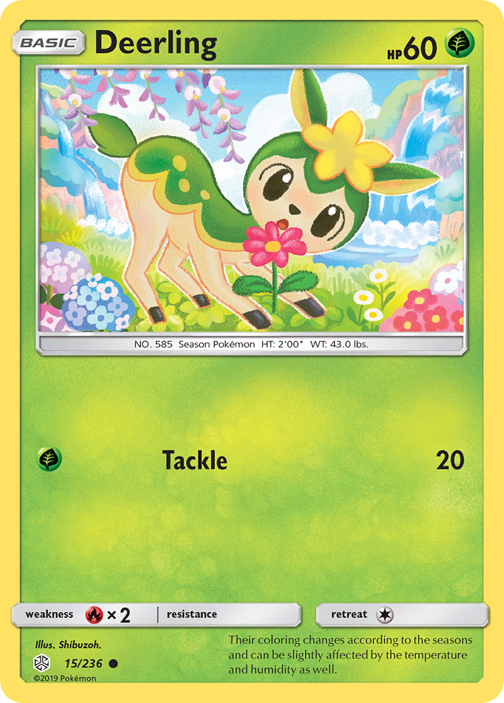 Deerling — illustrated card