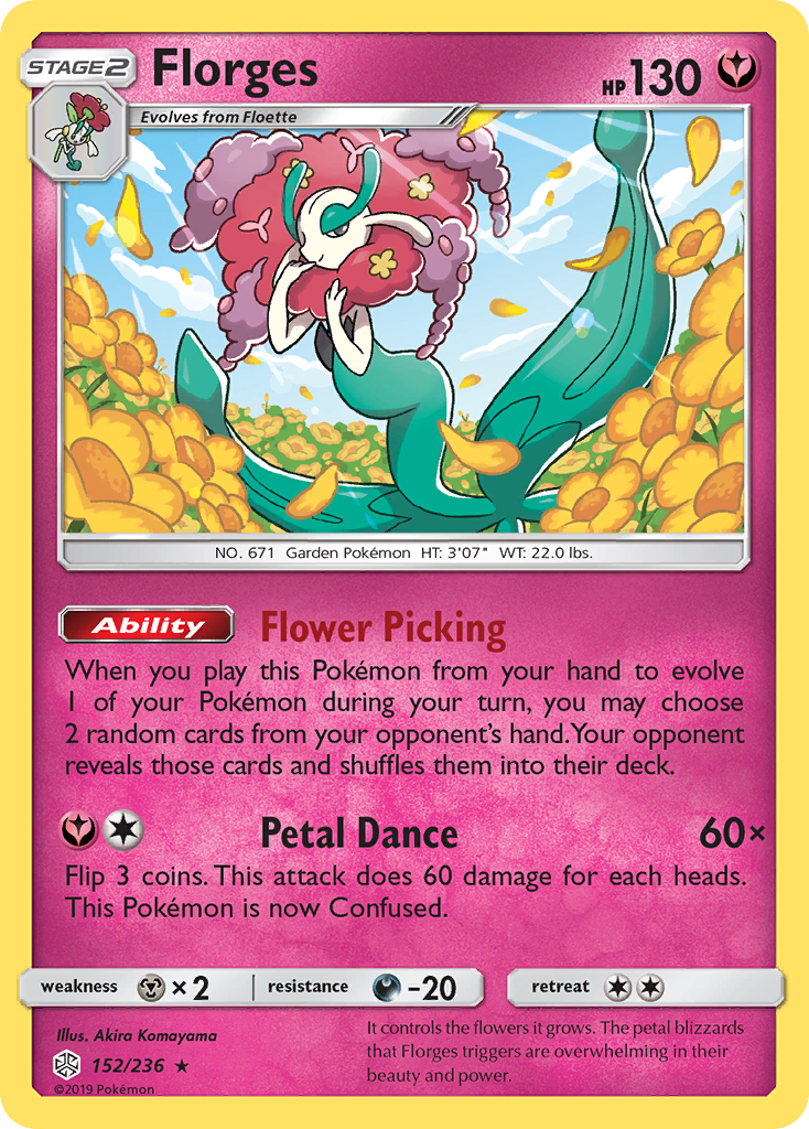 Florges — illustrated card