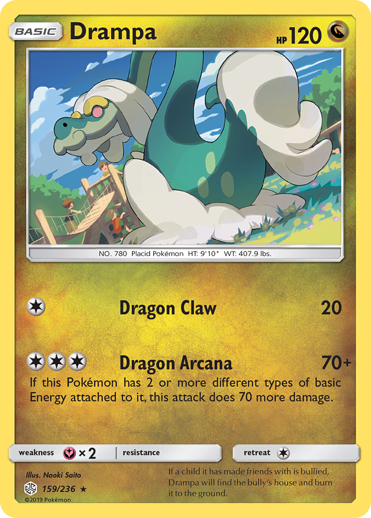 Drampa — illustrated card