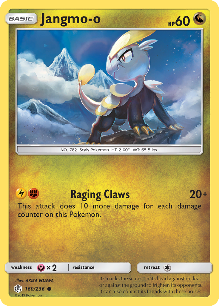 Jangmo-o — illustrated card
