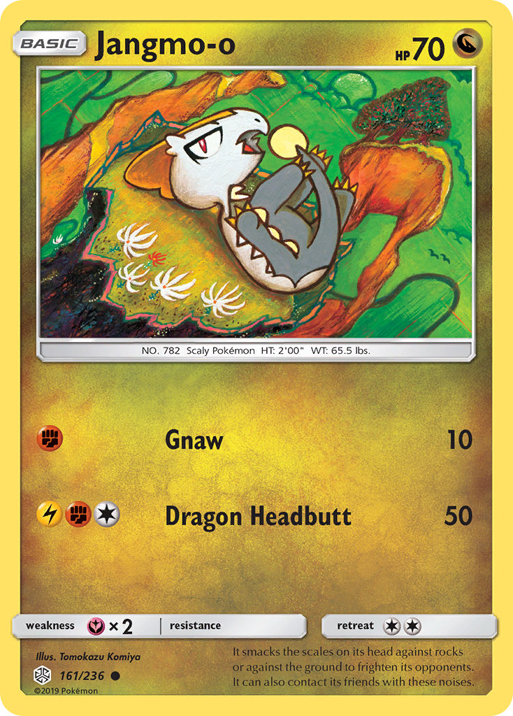 Jangmo-o — illustrated card
