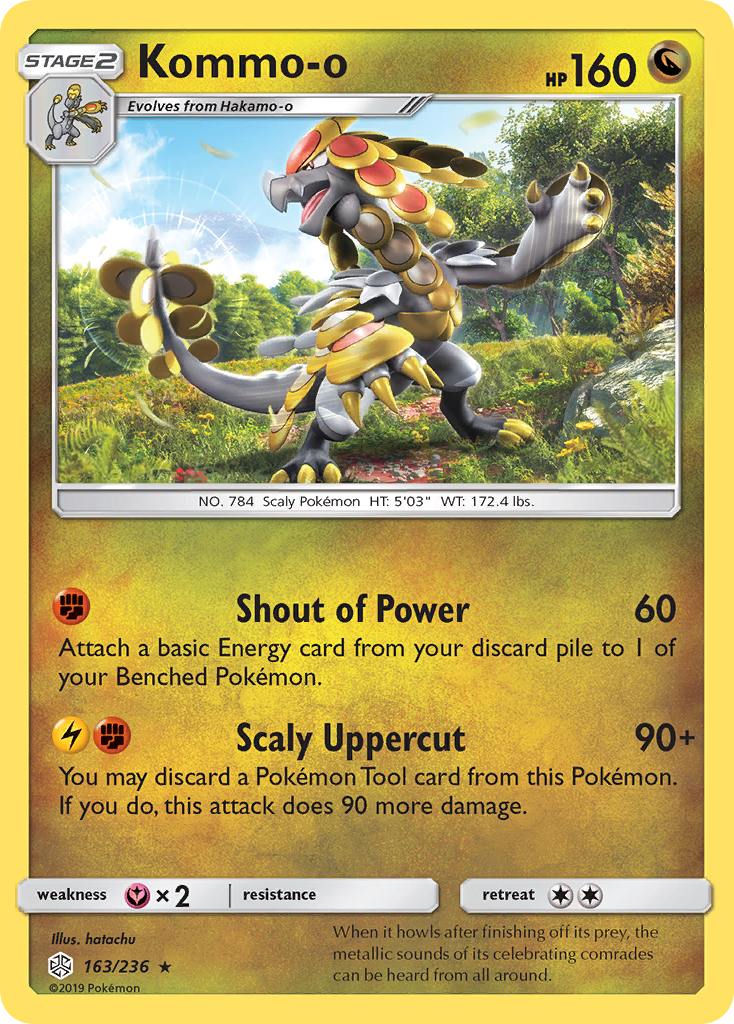 Kommo-o — illustrated card