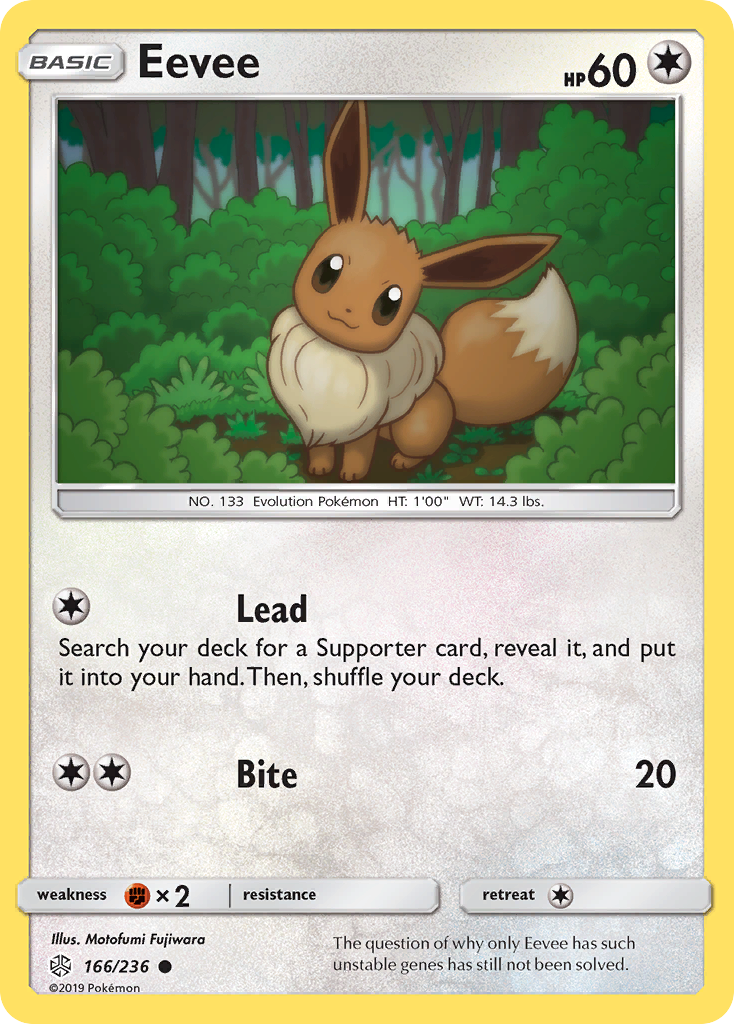 Eevee — illustrated card